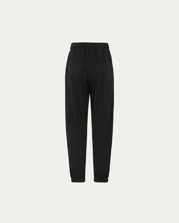 Pantalone jogger Zoe - nero con cordoncino