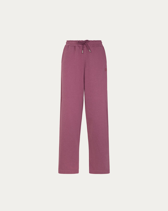 Pantalone Olivia - vinaccia a palazzo con elastico in vita