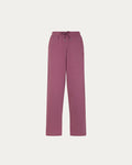 Pantalone Olivia - vinaccia a palazzo con elastico in vita