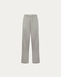 Pantalone Olivia- grigio a palazzo con elastico in vita