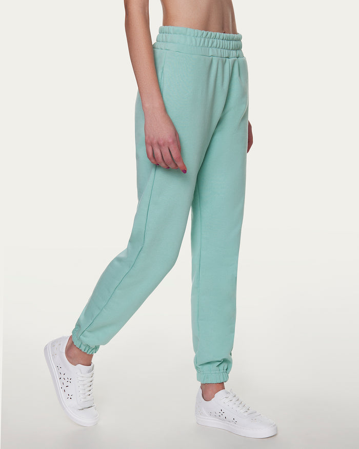Pantaloni Atlantic sostenibili acquamarina