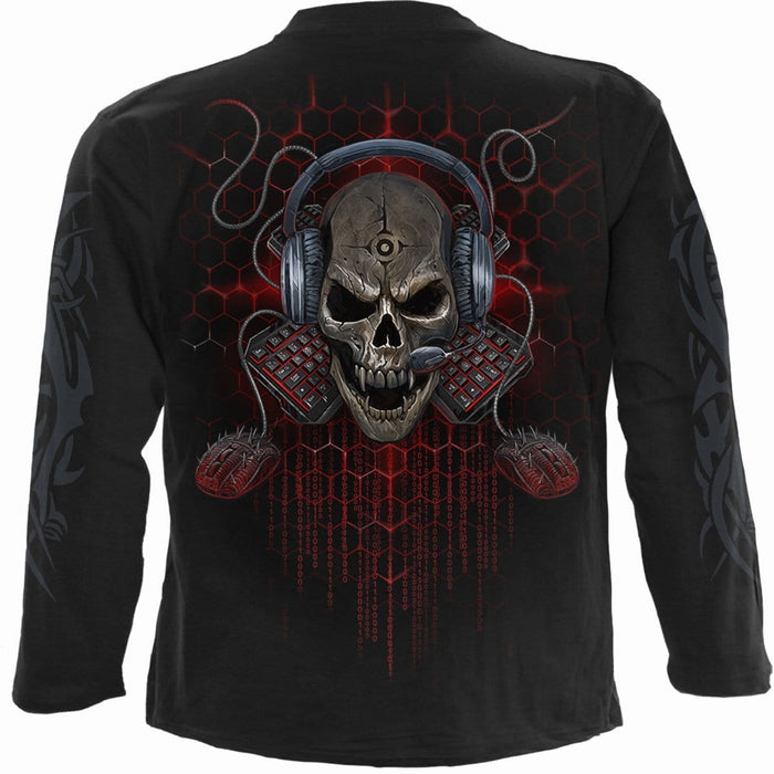 PC GAMER - Longsleeve T-Shirt Black Spiral USA