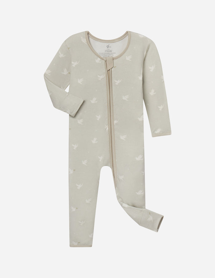 Peace Bamboo Convertible Footed Onesie Elevated Faith