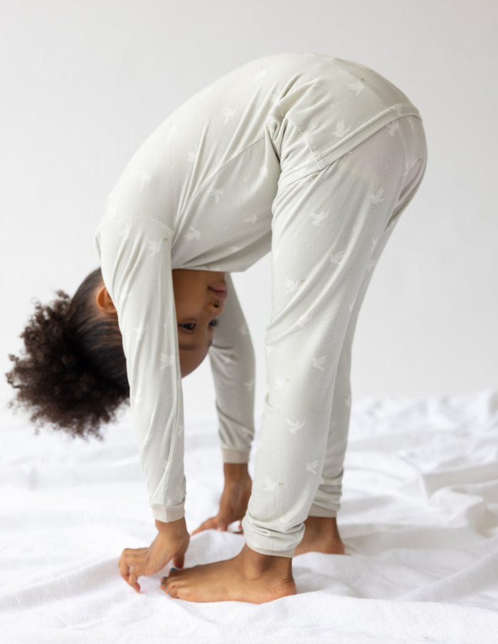 Peace Bamboo Kids Pajama Set Elevated Faith