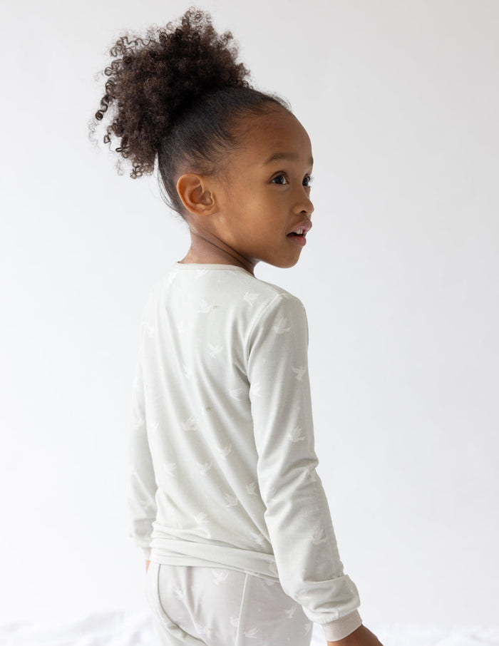Peace Bamboo Kids Pajama Set Elevated Faith