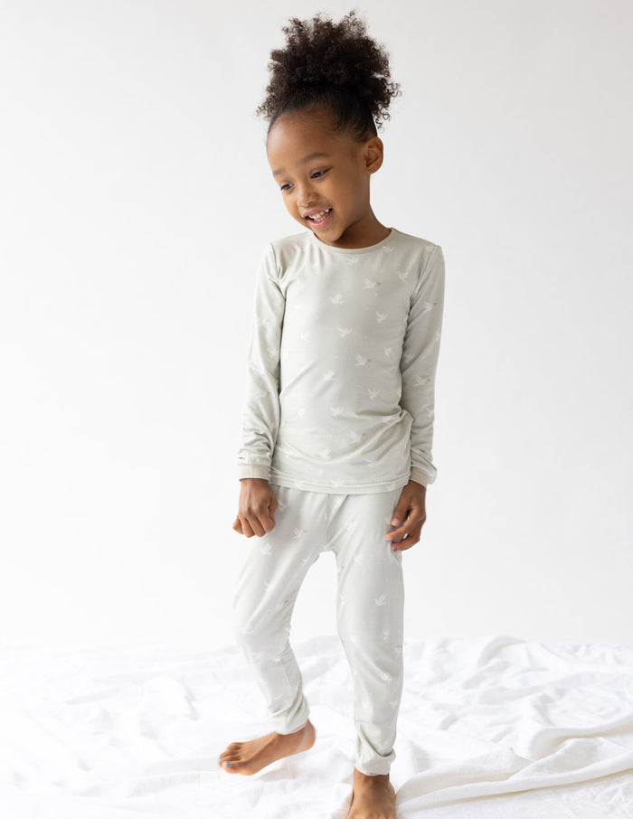 Peace Bamboo Kids Pajama Set Elevated Faith