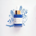 Peacock - Calligraphy Ink in bottle with illustration in ink