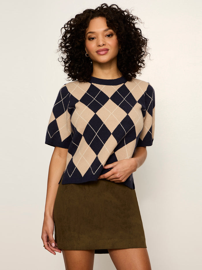 Perfect Sweater Tee Loma Argyle
