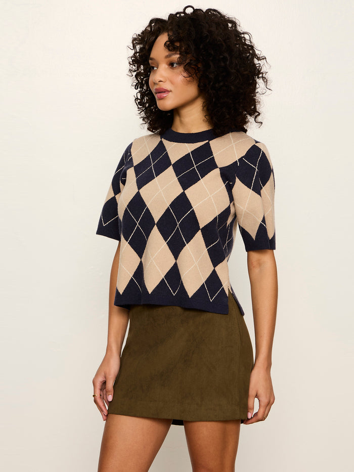 Perfect Sweater Tee Loma Argyle