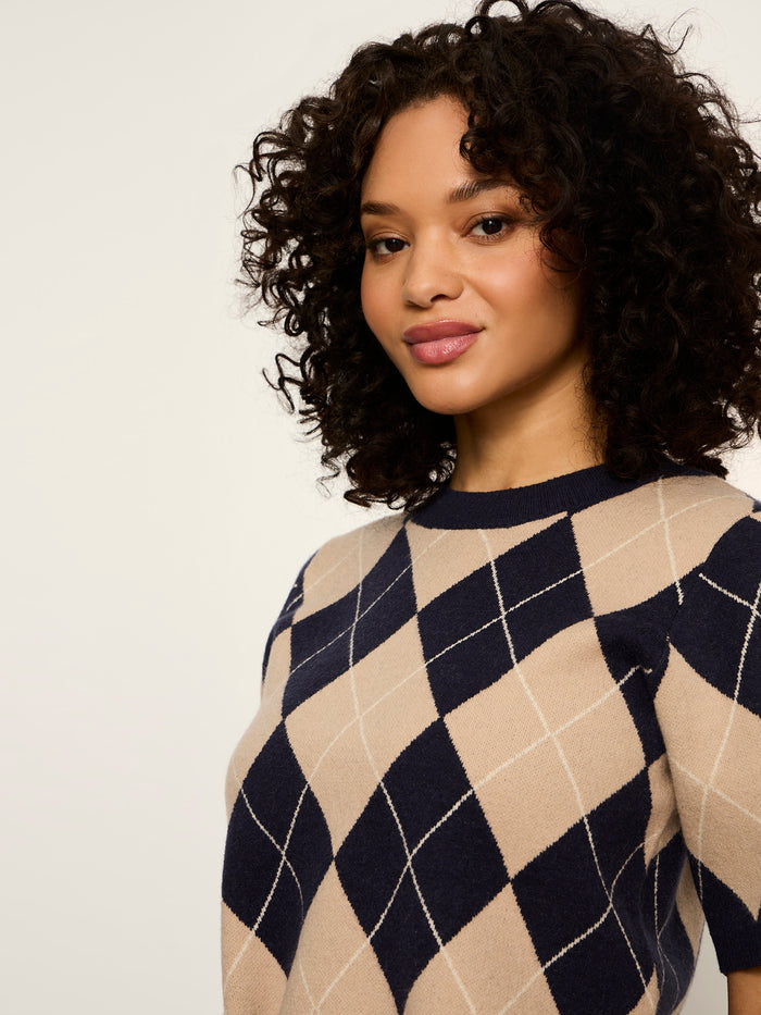 Perfect Sweater Tee Loma Argyle