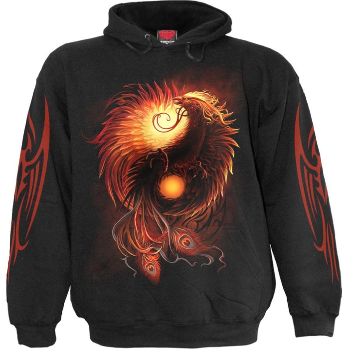 PHOENIX ARISEN - Hoody Black Spiral USA