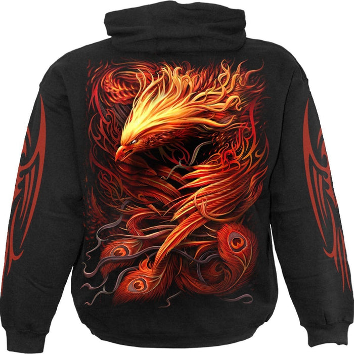 PHOENIX ARISEN - Hoody Black Spiral USA