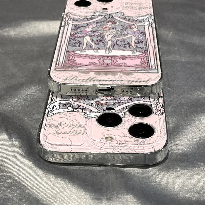 Pink Ballerina Girl Phone Case For iPhone PhoneShells
