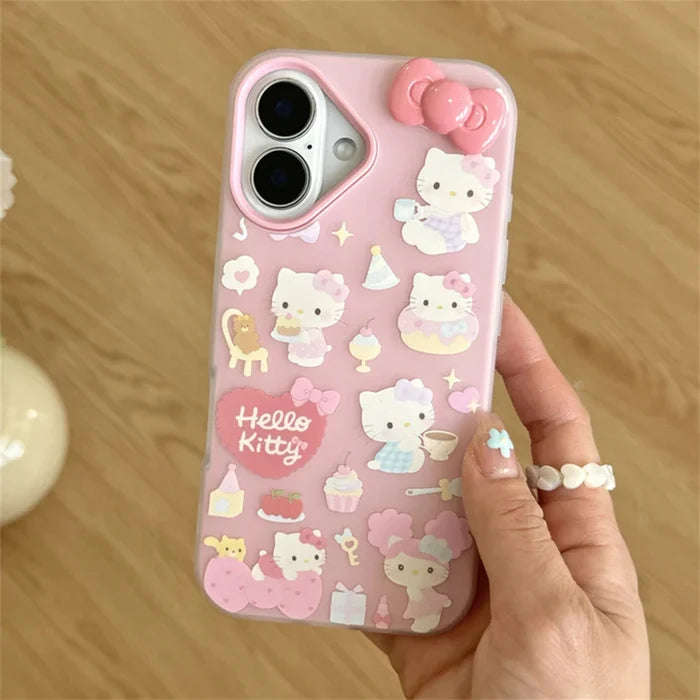 Pink Candy Cute Hello Kitty Phone Case PhoneShells