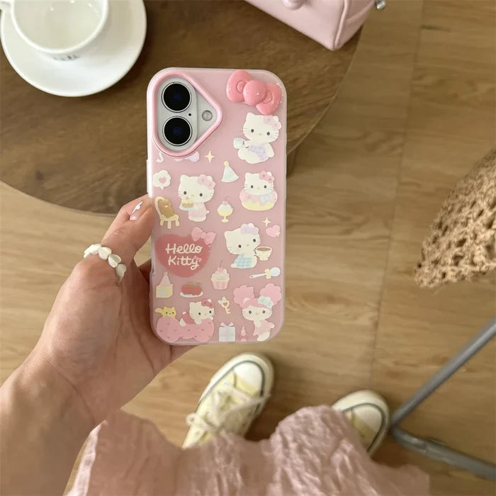 Pink Candy Cute Hello Kitty Phone Case PhoneShells