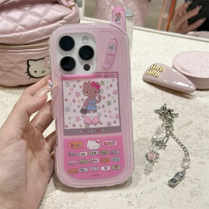 Pink Cute Hello Kitty Mobile Phone Case PhoneShells