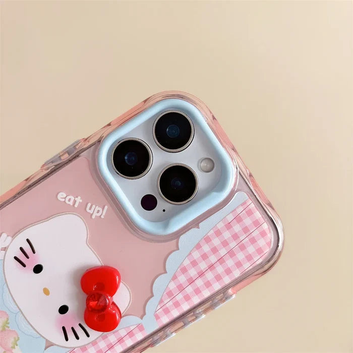 Pink Strawberry Cake Hello Kitty Phone Case PhoneShells