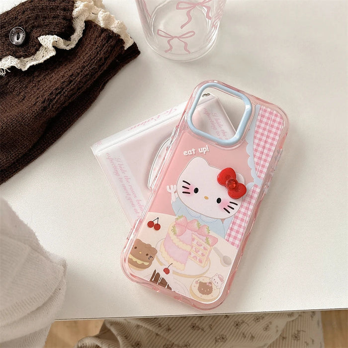 Pink Strawberry Cake Hello Kitty Phone Case PhoneShells