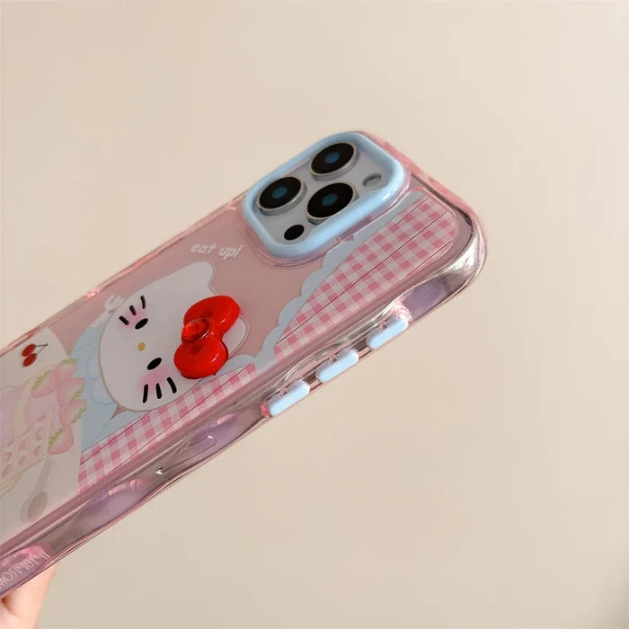 Pink Strawberry Cake Hello Kitty Phone Case PhoneShells