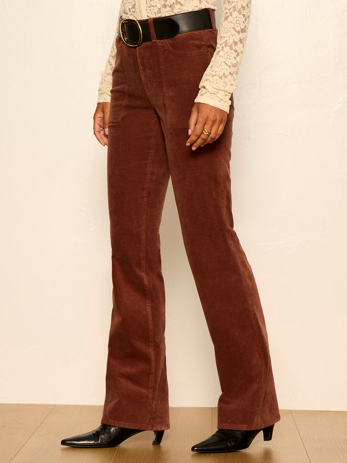 Play Date Corduroy Bootcut Pant Burnt Cocoa