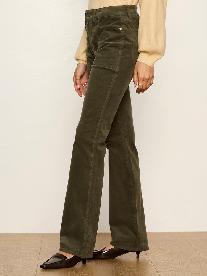 Play Date Corduroy Bootcut Pant Kalamata