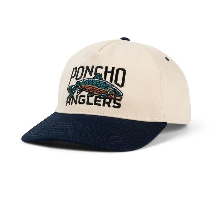 front of poncho anglers hat