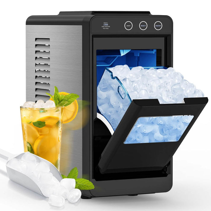 Portable Countertop Ice Maker – 8 Cubes/6 Min, Self-Cleaning DailySale