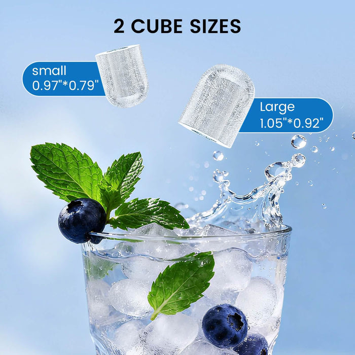 Portable Countertop Ice Maker – 8 Cubes/6 Min, Self-Cleaning DailySale