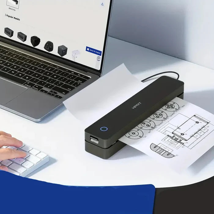 Portable Wireless Thermal Printer – 203DPI, A4 & Letter, USB Charging DailySale