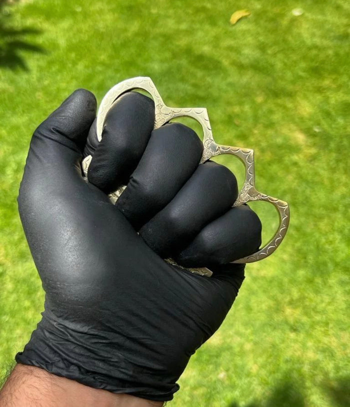 Premium Hand Engraved Brass knuckle cskforged