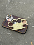 Premium Handmade Brass Engraved Knuckle cskforged