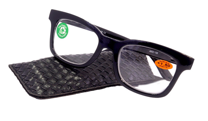 Premium Reading Glasses High End Reading Glass +1.25 to +3 magnifying glasses, Square. optical Frames NY Fifth Avenue