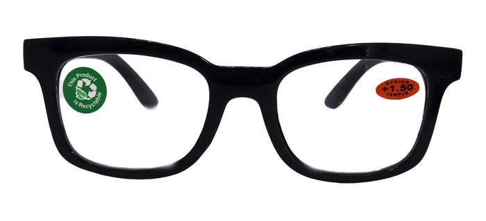Premium Reading Glasses High End Reading Glass +1.25 to +3 magnifying glasses, Square. optical Frames NY Fifth Avenue