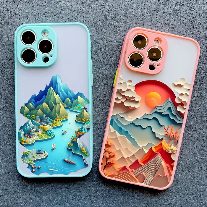 Printing Landscape Phone case For iPhone PhoneShells