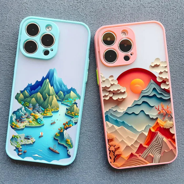Printing Landscape Phone case For iPhone PhoneShells