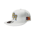 Puerto Rico Snapback White/M. Gold hats Peligro Sports