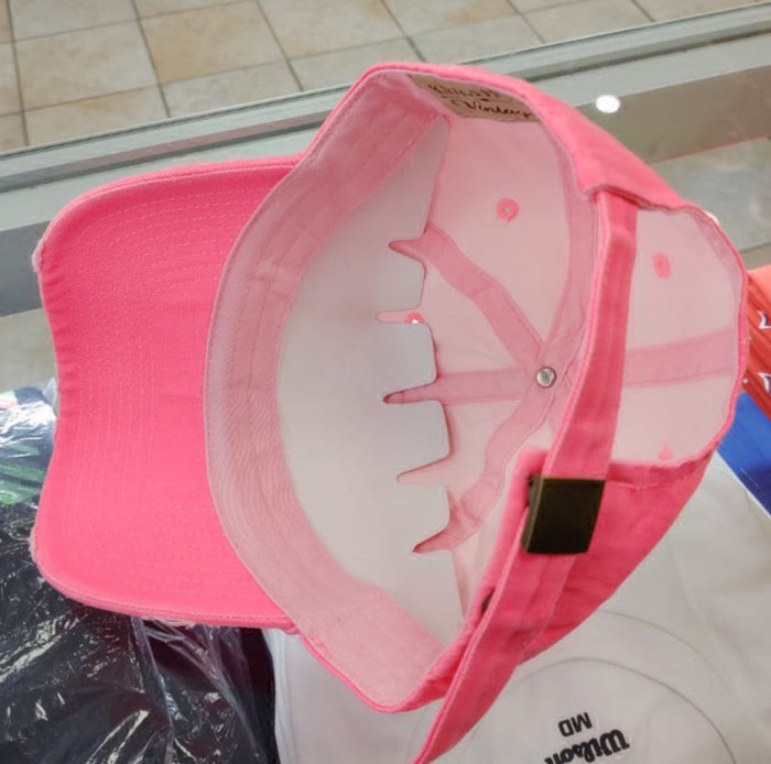 Puerto Rico Vintage Neon Pink Hat with PR Logo Peligro Sports