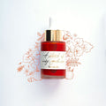 Pumpkin - Calligraphy Ink in bottle with illustration in ink