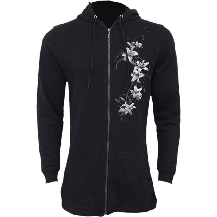 PURE OF HEART - Ladies Fish Tail Full Zip Hoody - Zip Sleeve Spiral USA