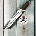 Rambo III Fixed Blade Knife :The Ultimate D2 Steel Survival Knife cskforged