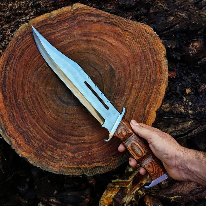 Rambo Knife: The Ultimate D2 Steel Survival Knife cskforged