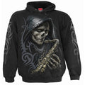REAPER BLUES - Hoody Black Spiral USA