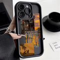 Red Flower Scenery Silicone Phone Case PhoneShells