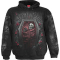 REST IN PEACE - Hoody Black Spiral USA