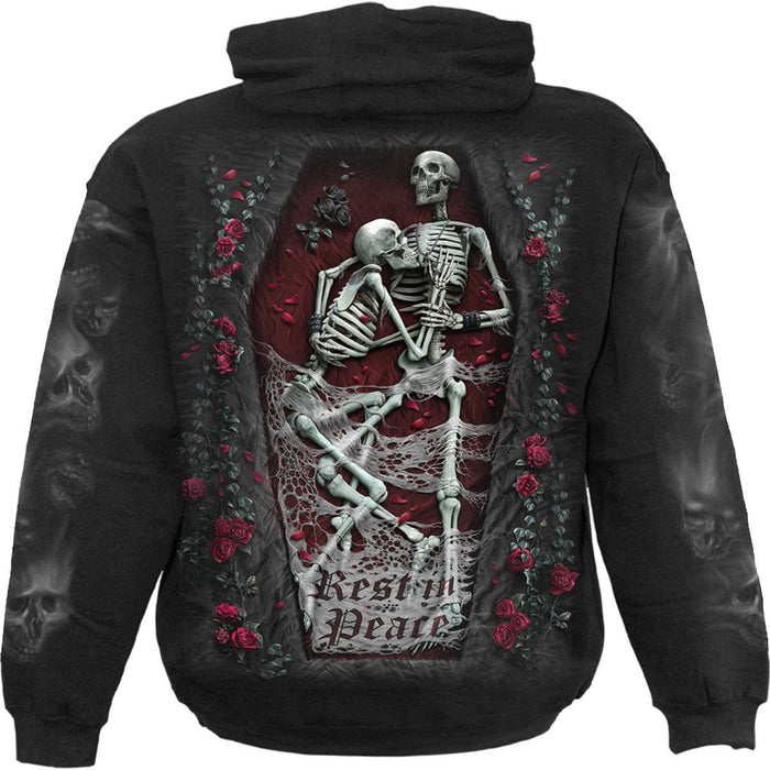 REST IN PEACE - Hoody Black Spiral USA