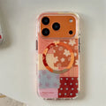 Retro Flower Cute Magnetic Phone Case For iPhone PhoneShells