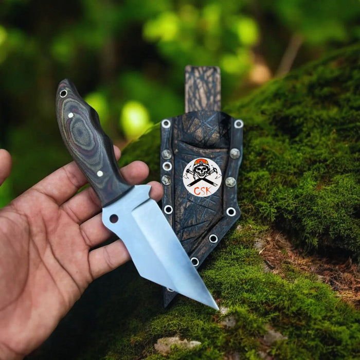 Ronin Fixed-Blade Knife with Durable G10 Handle by cskforged cskforged
