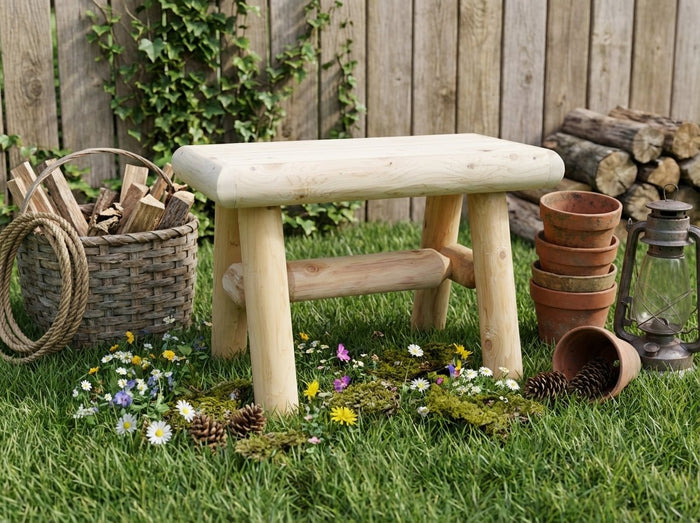 Rustic Wooden Outdoor Garden Bench Cedar Creek Rustic Furniture