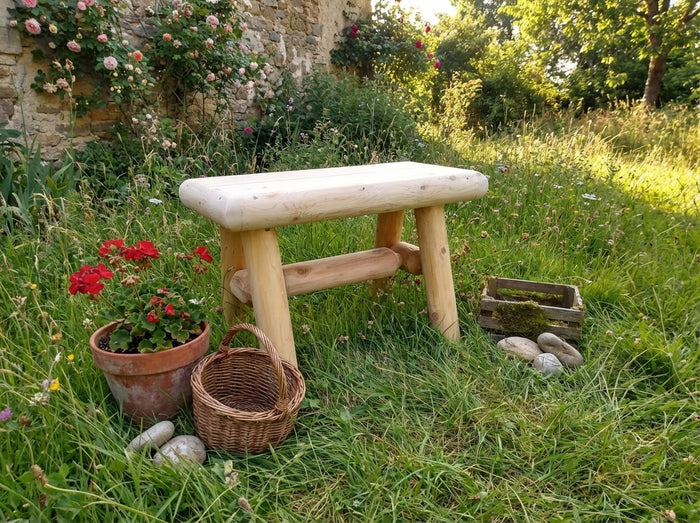 Rustic Wooden Outdoor Garden Bench Cedar Creek Rustic Furniture
