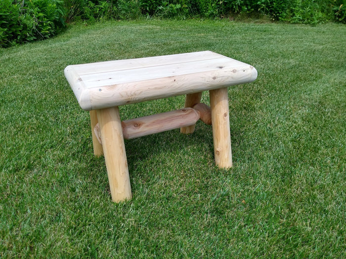 Rustic Wooden Outdoor Garden Bench Cedar Creek Rustic Furniture
